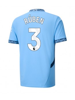 Manchester City Ruben Dias #3 Domaci Dres 2024-25 Kratak Rukavima